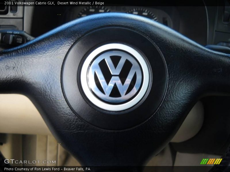 Desert Wind Metallic / Beige 2001 Volkswagen Cabrio GLX
