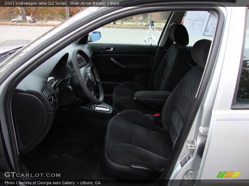 Silver Arrow Metallic / Black 2001 Volkswagen Jetta GLS Sedan