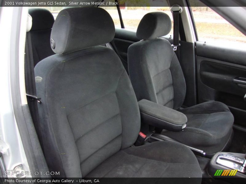 Silver Arrow Metallic / Black 2001 Volkswagen Jetta GLS Sedan