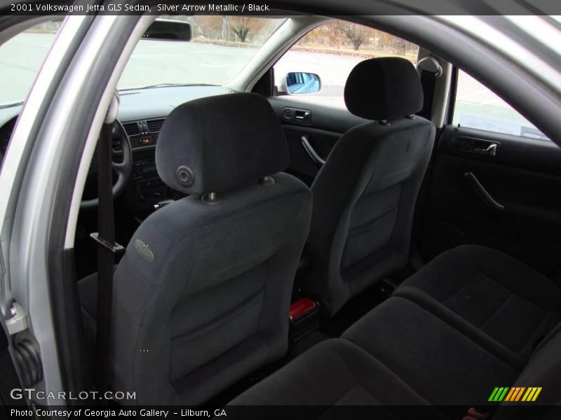 Silver Arrow Metallic / Black 2001 Volkswagen Jetta GLS Sedan
