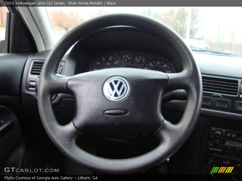 Silver Arrow Metallic / Black 2001 Volkswagen Jetta GLS Sedan