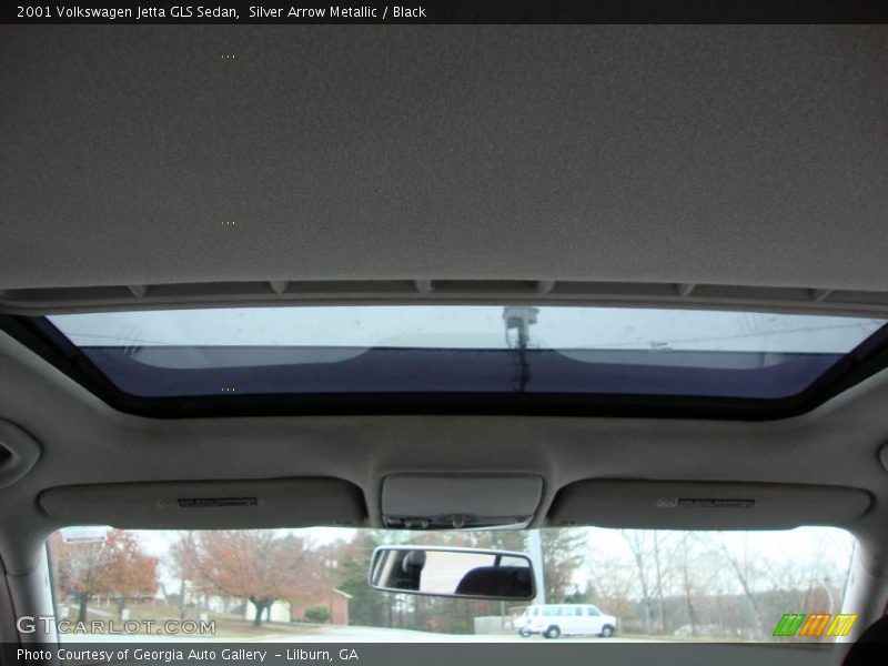 Silver Arrow Metallic / Black 2001 Volkswagen Jetta GLS Sedan