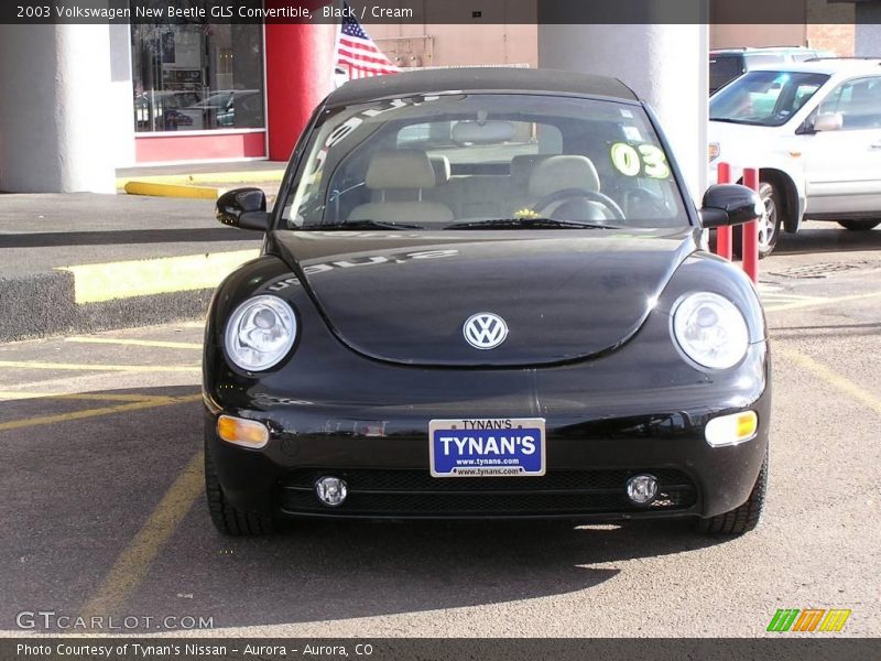 Black / Cream 2003 Volkswagen New Beetle GLS Convertible