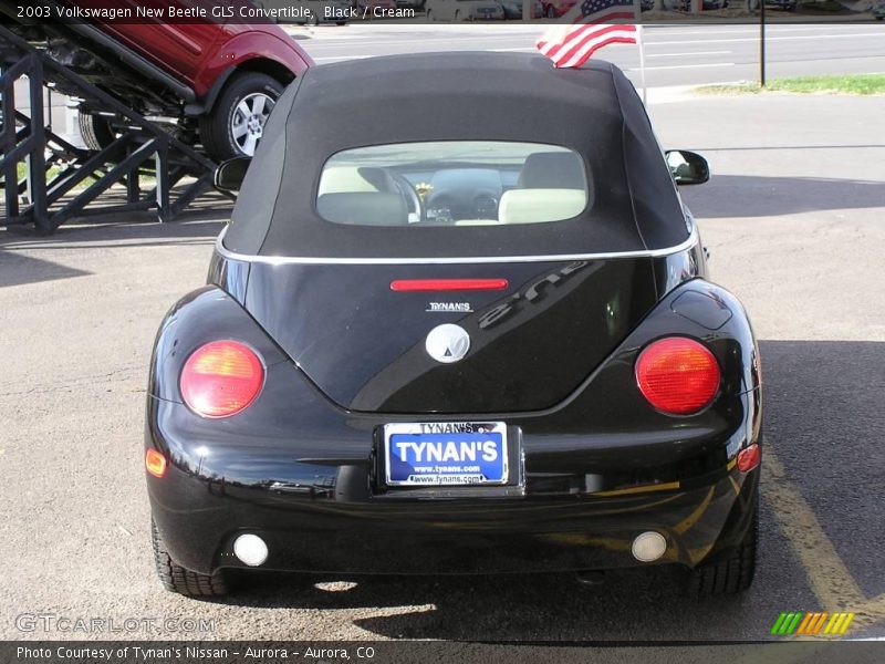 Black / Cream 2003 Volkswagen New Beetle GLS Convertible