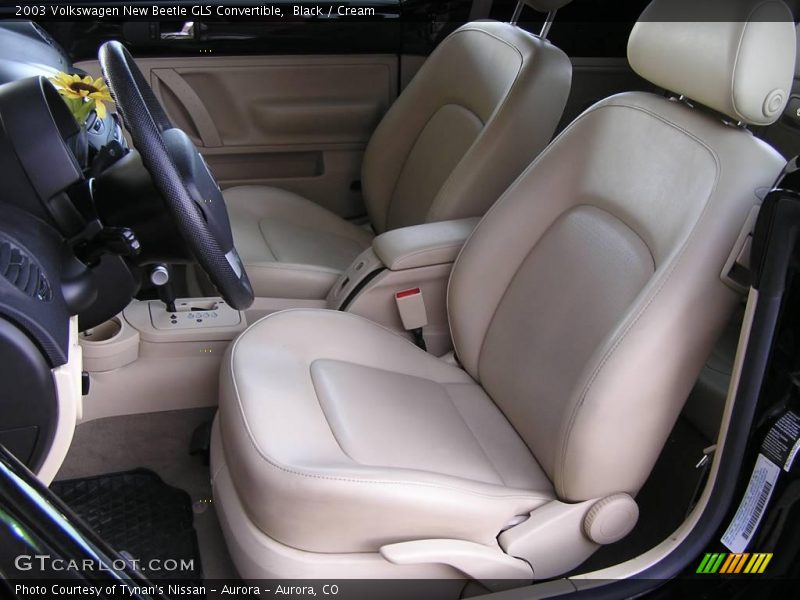 Black / Cream 2003 Volkswagen New Beetle GLS Convertible