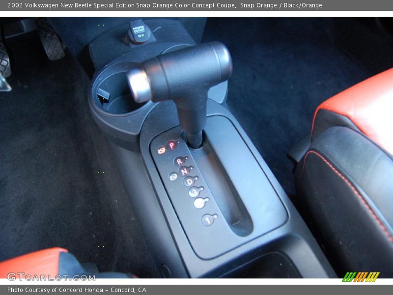 Snap Orange / Black/Orange 2002 Volkswagen New Beetle Special Edition Snap Orange Color Concept Coupe
