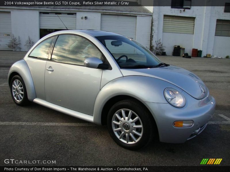 Reflex Silver Metallic / Gray 2004 Volkswagen New Beetle GLS TDI Coupe