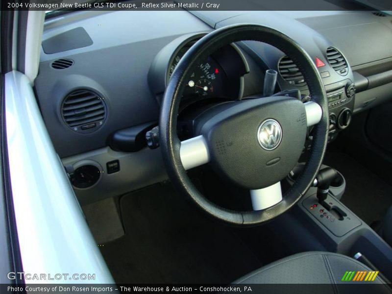 Reflex Silver Metallic / Gray 2004 Volkswagen New Beetle GLS TDI Coupe