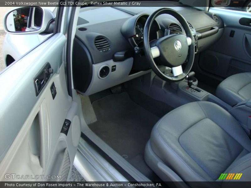 Reflex Silver Metallic / Gray 2004 Volkswagen New Beetle GLS TDI Coupe
