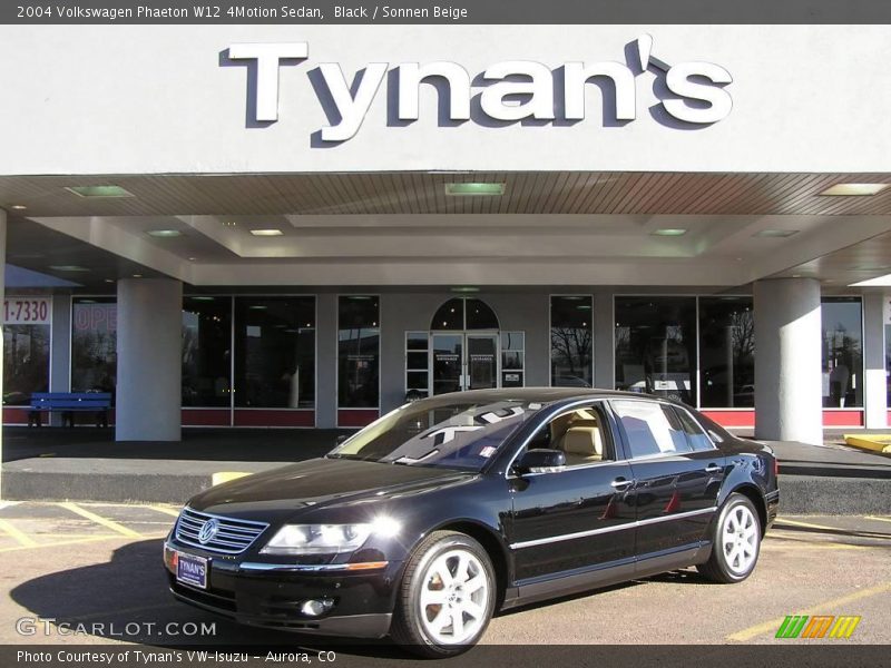 Black / Sonnen Beige 2004 Volkswagen Phaeton W12 4Motion Sedan