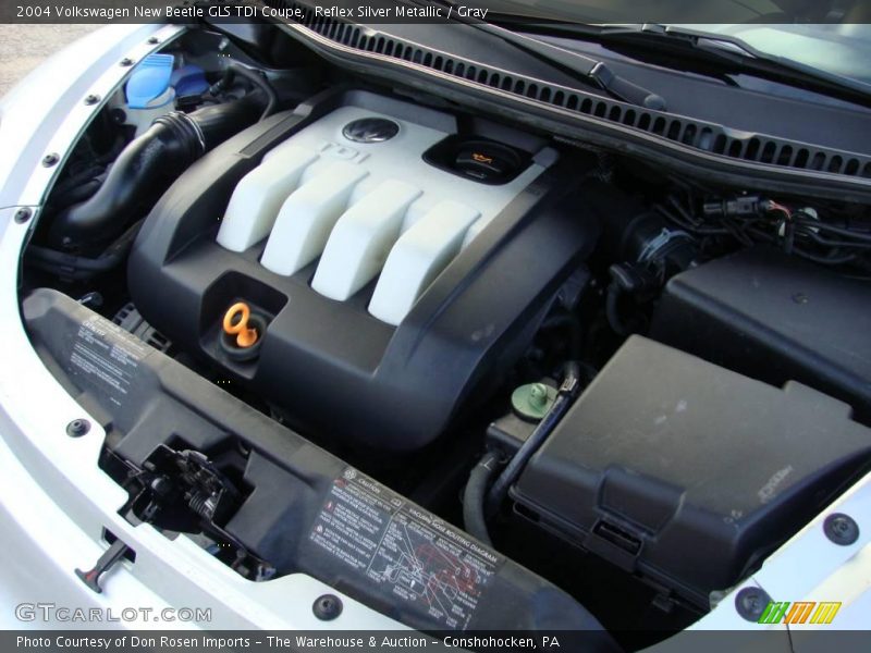 Reflex Silver Metallic / Gray 2004 Volkswagen New Beetle GLS TDI Coupe