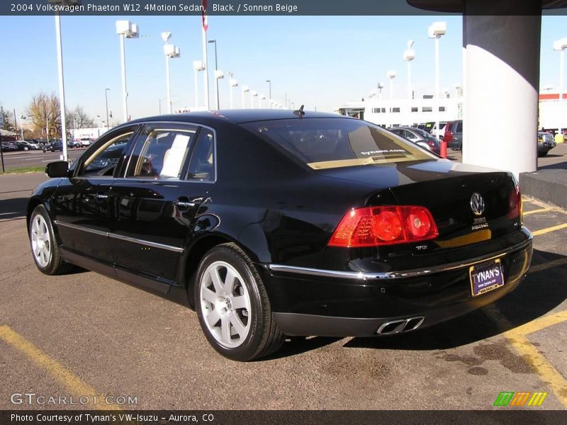 Black / Sonnen Beige 2004 Volkswagen Phaeton W12 4Motion Sedan