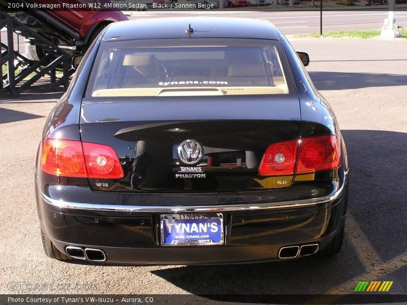 Black / Sonnen Beige 2004 Volkswagen Phaeton W12 4Motion Sedan