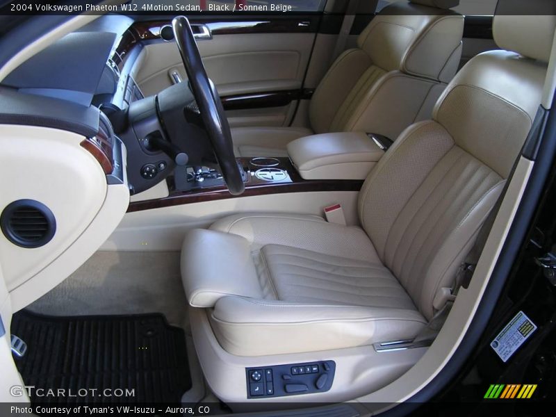 Black / Sonnen Beige 2004 Volkswagen Phaeton W12 4Motion Sedan