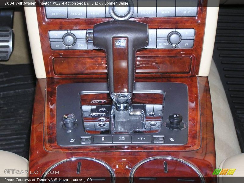 Black / Sonnen Beige 2004 Volkswagen Phaeton W12 4Motion Sedan