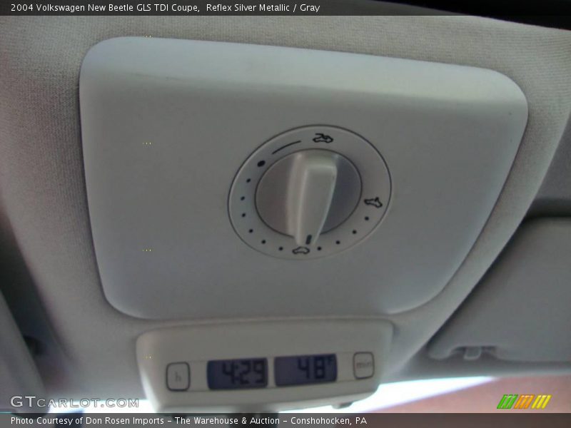 Reflex Silver Metallic / Gray 2004 Volkswagen New Beetle GLS TDI Coupe