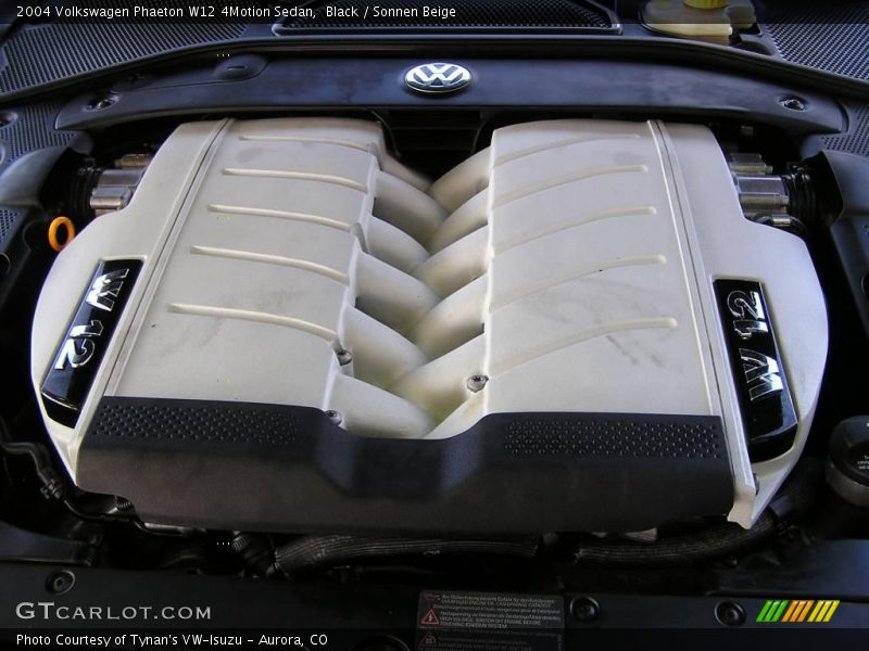Black / Sonnen Beige 2004 Volkswagen Phaeton W12 4Motion Sedan