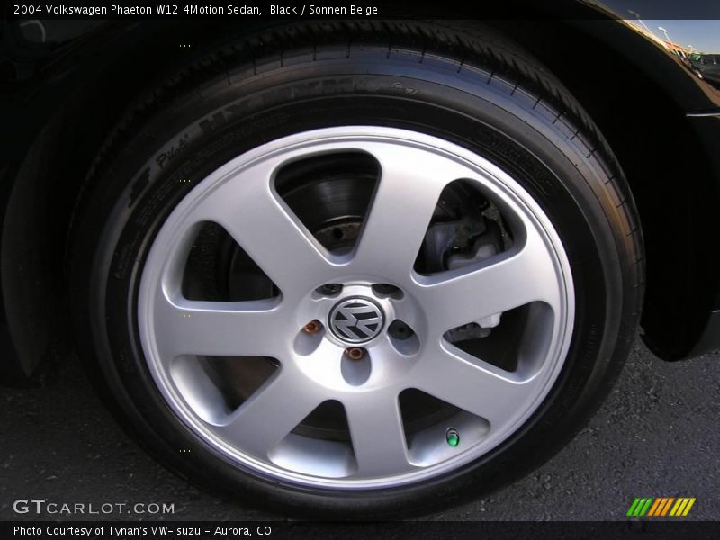 Black / Sonnen Beige 2004 Volkswagen Phaeton W12 4Motion Sedan