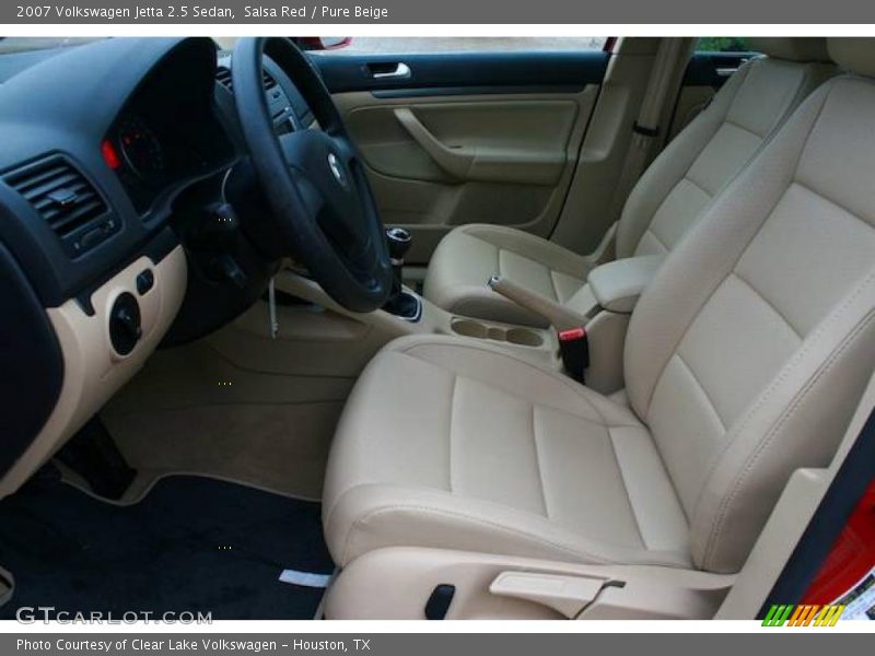 Salsa Red / Pure Beige 2007 Volkswagen Jetta 2.5 Sedan