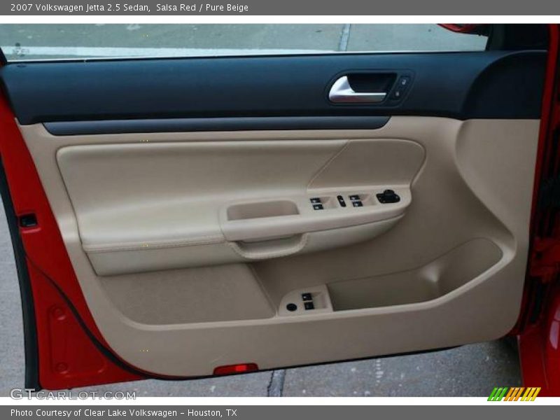 Salsa Red / Pure Beige 2007 Volkswagen Jetta 2.5 Sedan