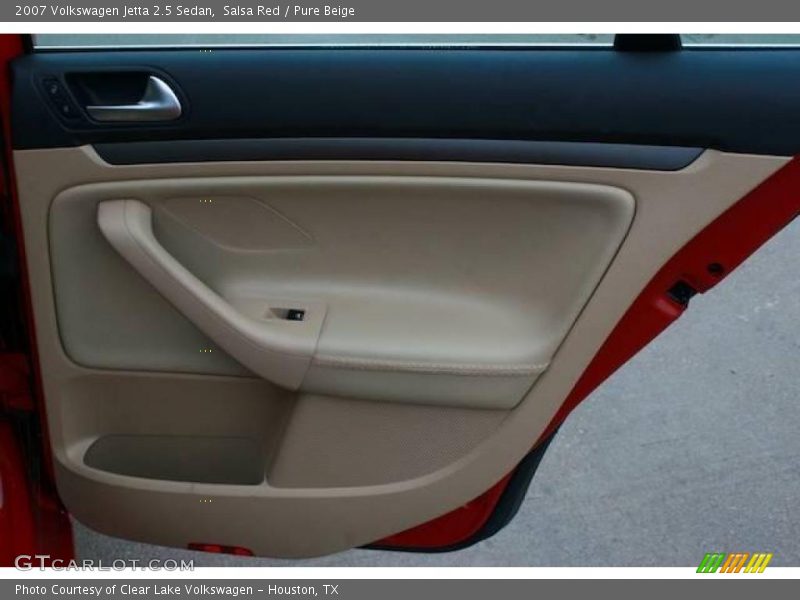 Salsa Red / Pure Beige 2007 Volkswagen Jetta 2.5 Sedan
