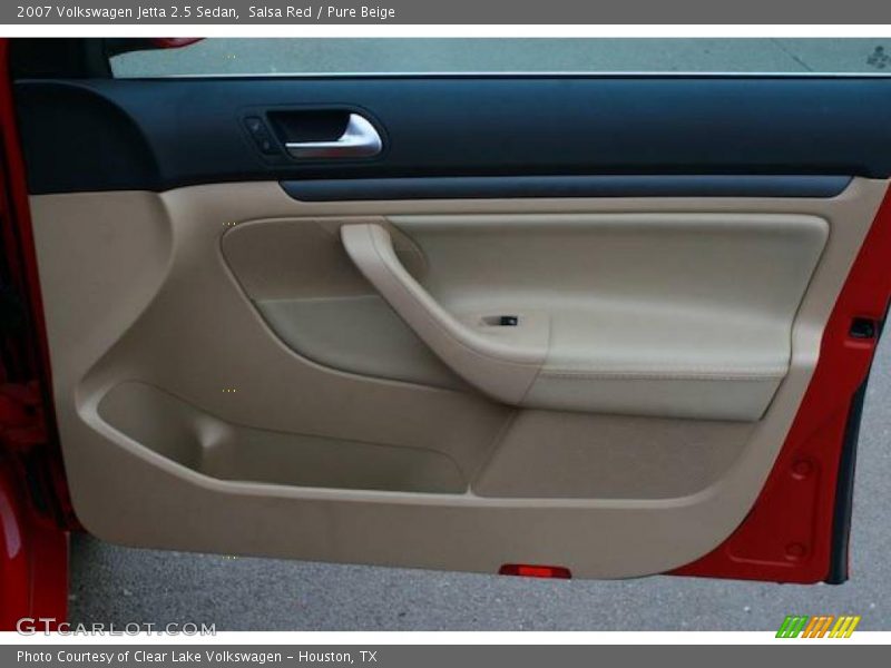 Salsa Red / Pure Beige 2007 Volkswagen Jetta 2.5 Sedan