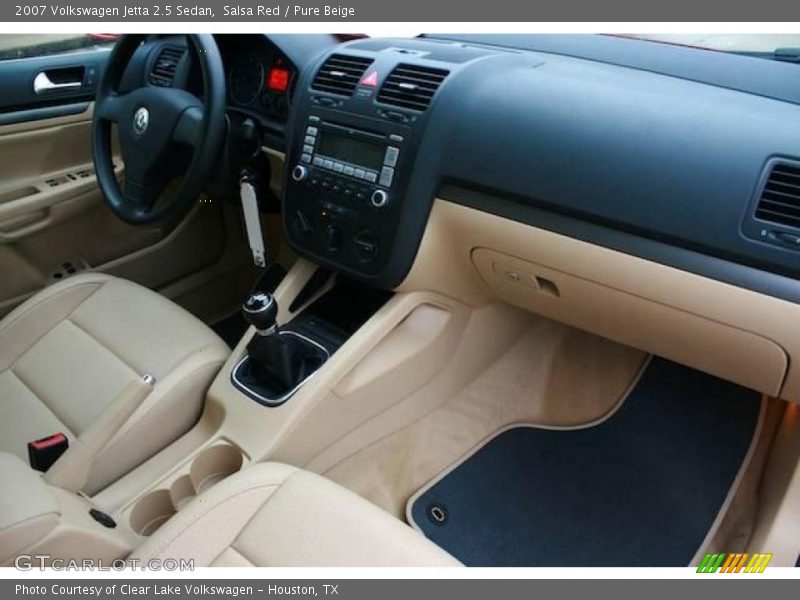 Salsa Red / Pure Beige 2007 Volkswagen Jetta 2.5 Sedan