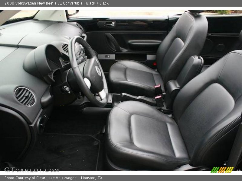 Black / Black 2008 Volkswagen New Beetle SE Convertible