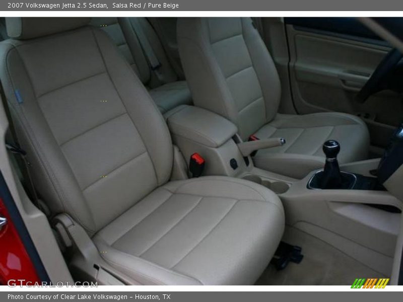 Salsa Red / Pure Beige 2007 Volkswagen Jetta 2.5 Sedan