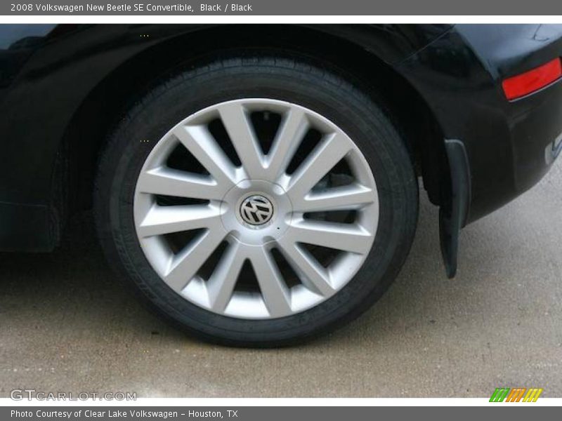 Black / Black 2008 Volkswagen New Beetle SE Convertible
