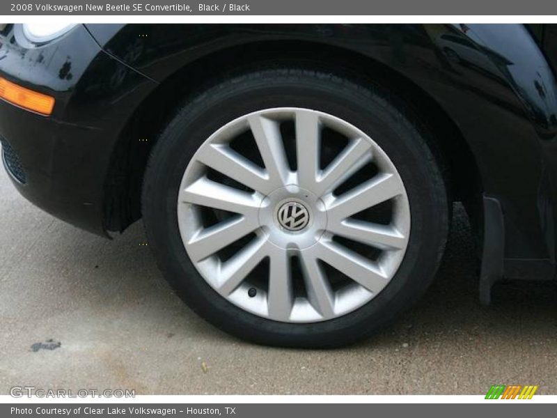 Black / Black 2008 Volkswagen New Beetle SE Convertible
