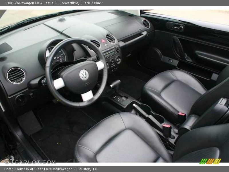 Black / Black 2008 Volkswagen New Beetle SE Convertible
