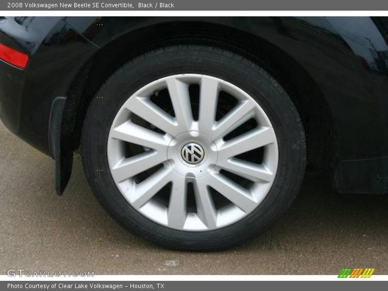 Black / Black 2008 Volkswagen New Beetle SE Convertible