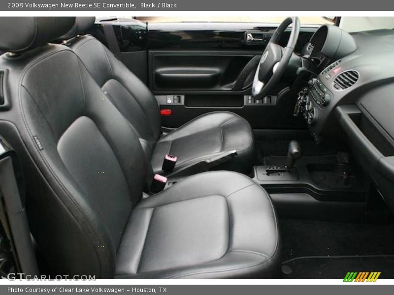 Black / Black 2008 Volkswagen New Beetle SE Convertible