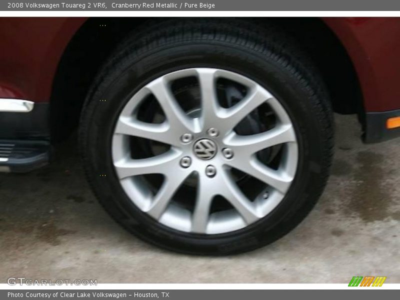 Cranberry Red Metallic / Pure Beige 2008 Volkswagen Touareg 2 VR6