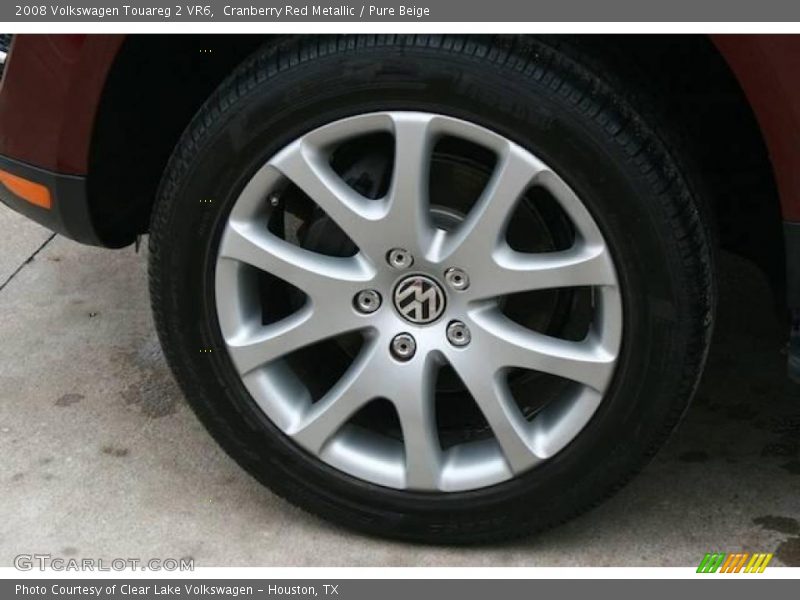Cranberry Red Metallic / Pure Beige 2008 Volkswagen Touareg 2 VR6