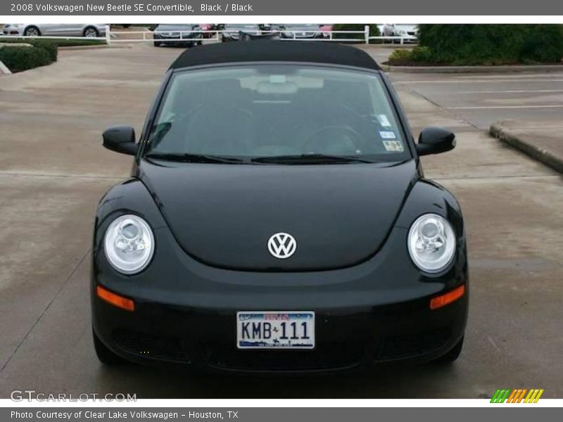Black / Black 2008 Volkswagen New Beetle SE Convertible