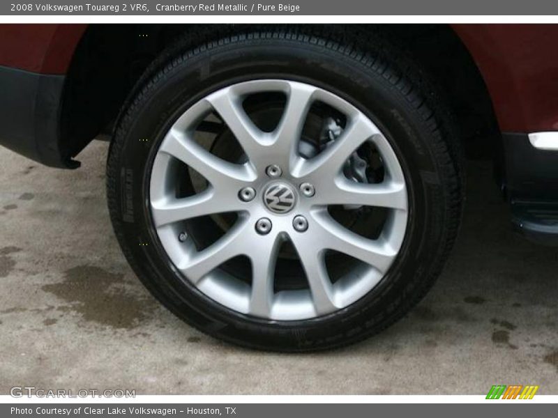 Cranberry Red Metallic / Pure Beige 2008 Volkswagen Touareg 2 VR6
