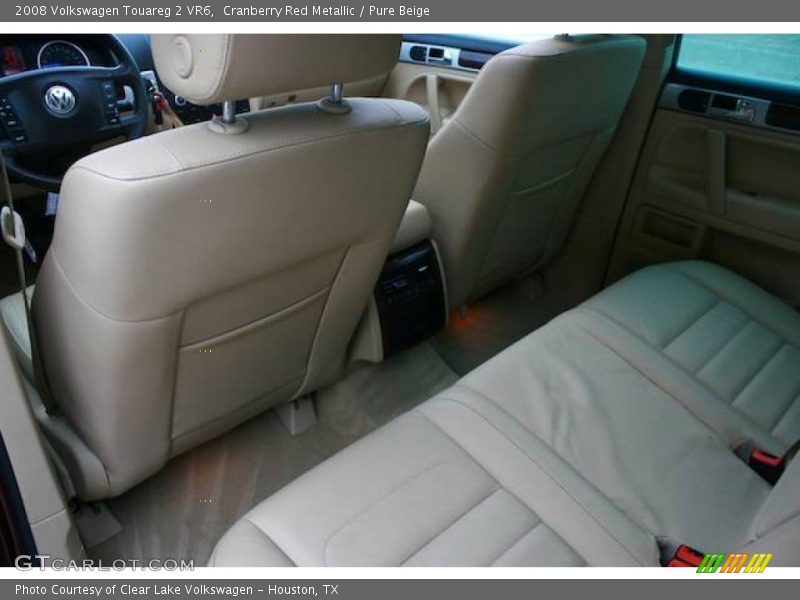 Cranberry Red Metallic / Pure Beige 2008 Volkswagen Touareg 2 VR6