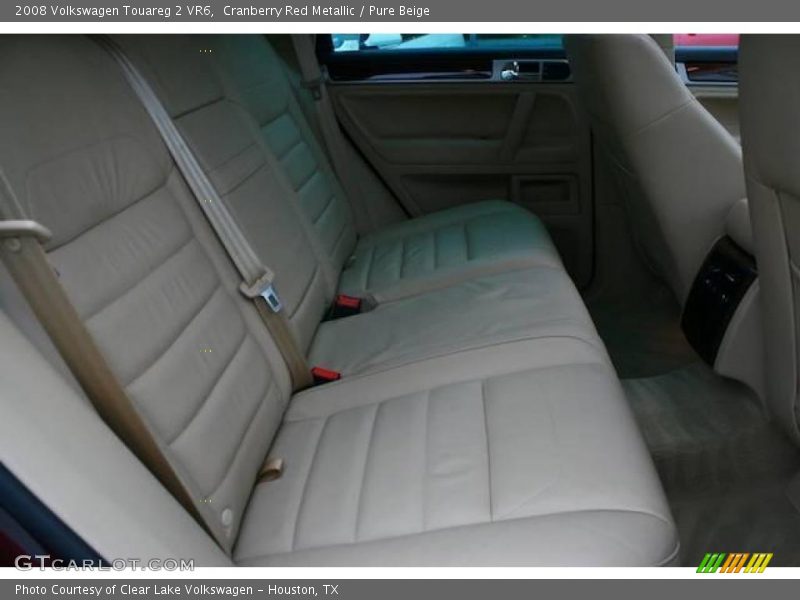 Cranberry Red Metallic / Pure Beige 2008 Volkswagen Touareg 2 VR6