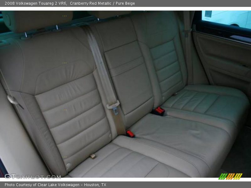 Cranberry Red Metallic / Pure Beige 2008 Volkswagen Touareg 2 VR6
