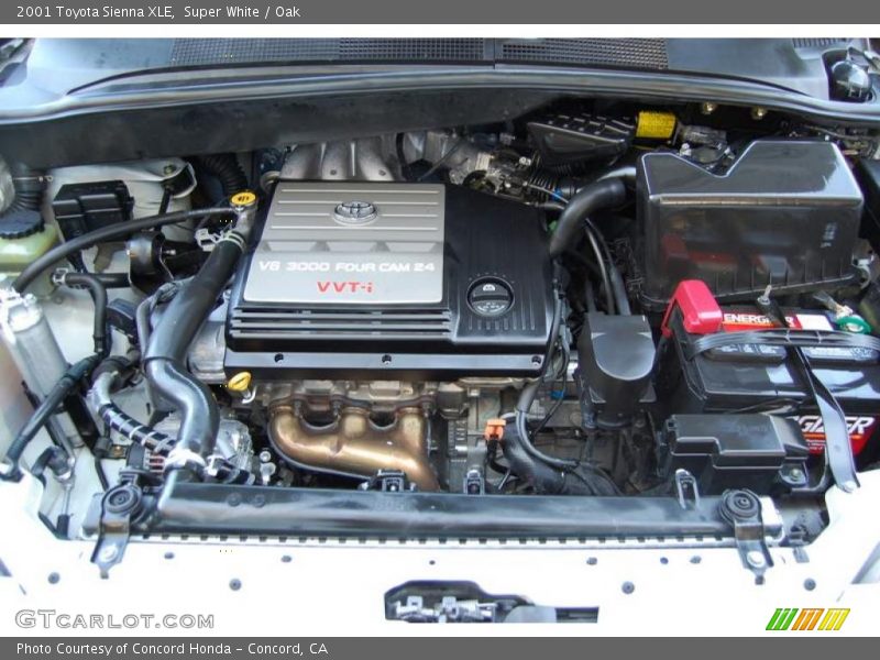 Super White / Oak 2001 Toyota Sienna XLE
