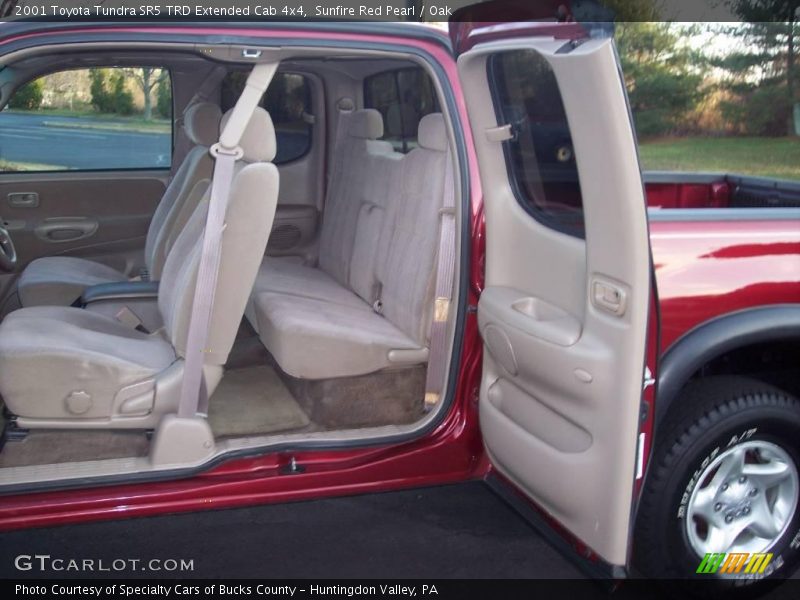 Sunfire Red Pearl / Oak 2001 Toyota Tundra SR5 TRD Extended Cab 4x4