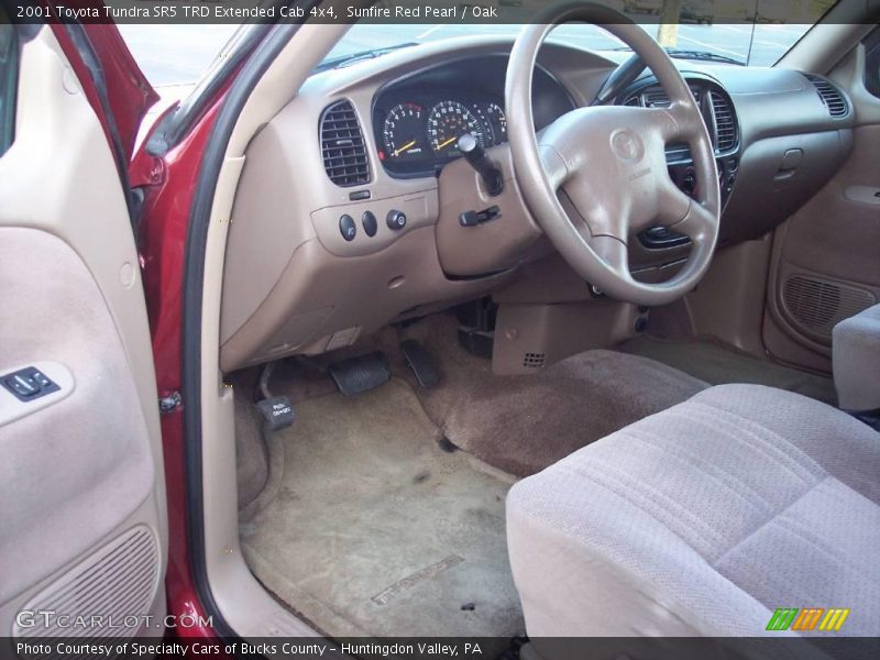 Sunfire Red Pearl / Oak 2001 Toyota Tundra SR5 TRD Extended Cab 4x4