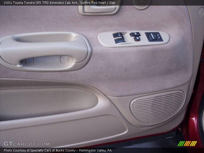 Sunfire Red Pearl / Oak 2001 Toyota Tundra SR5 TRD Extended Cab 4x4