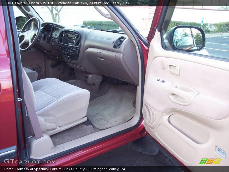 Sunfire Red Pearl / Oak 2001 Toyota Tundra SR5 TRD Extended Cab 4x4