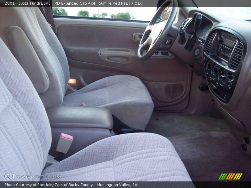 Sunfire Red Pearl / Oak 2001 Toyota Tundra SR5 TRD Extended Cab 4x4
