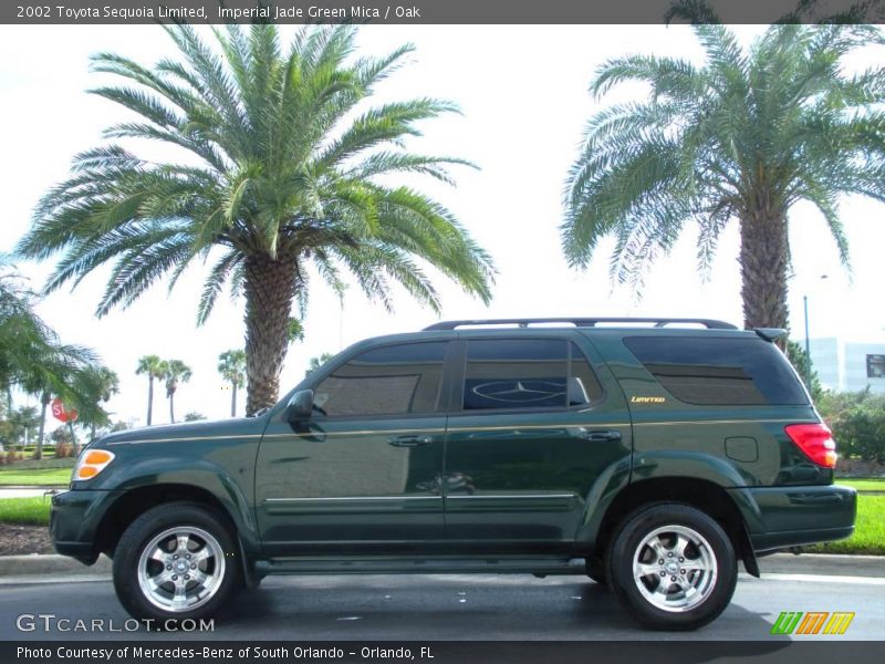 Imperial Jade Green Mica / Oak 2002 Toyota Sequoia Limited