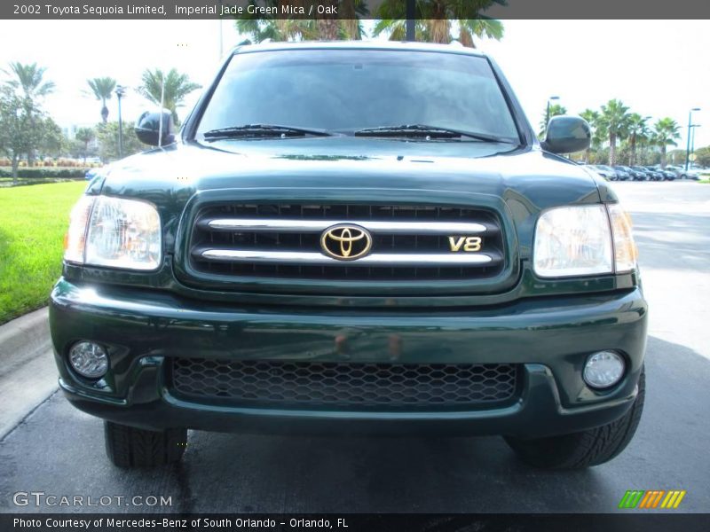 Imperial Jade Green Mica / Oak 2002 Toyota Sequoia Limited