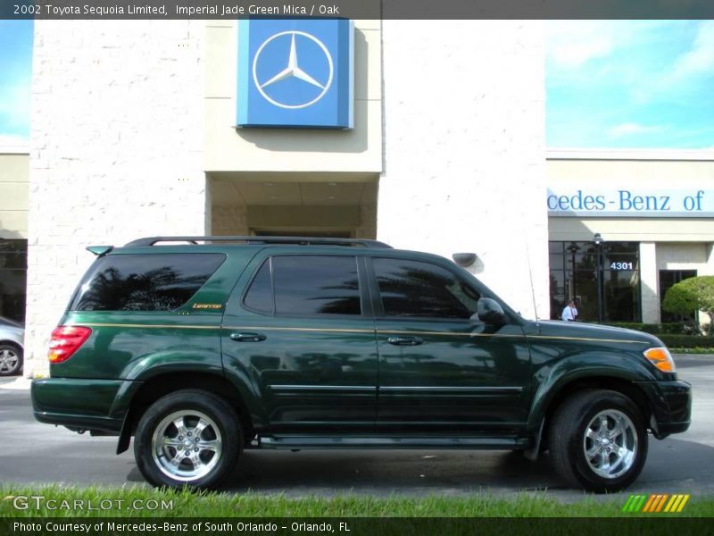 Imperial Jade Green Mica / Oak 2002 Toyota Sequoia Limited